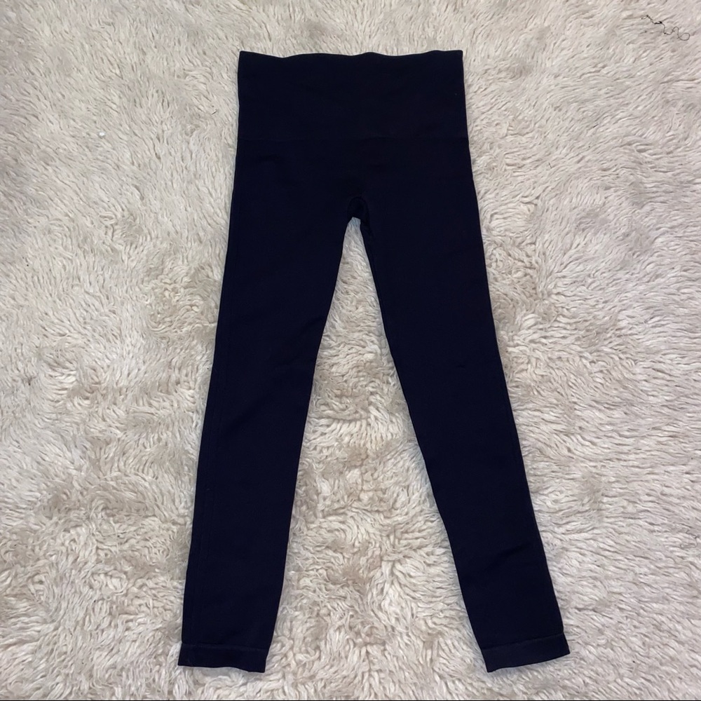 Spanx black seamless leggings NWOT